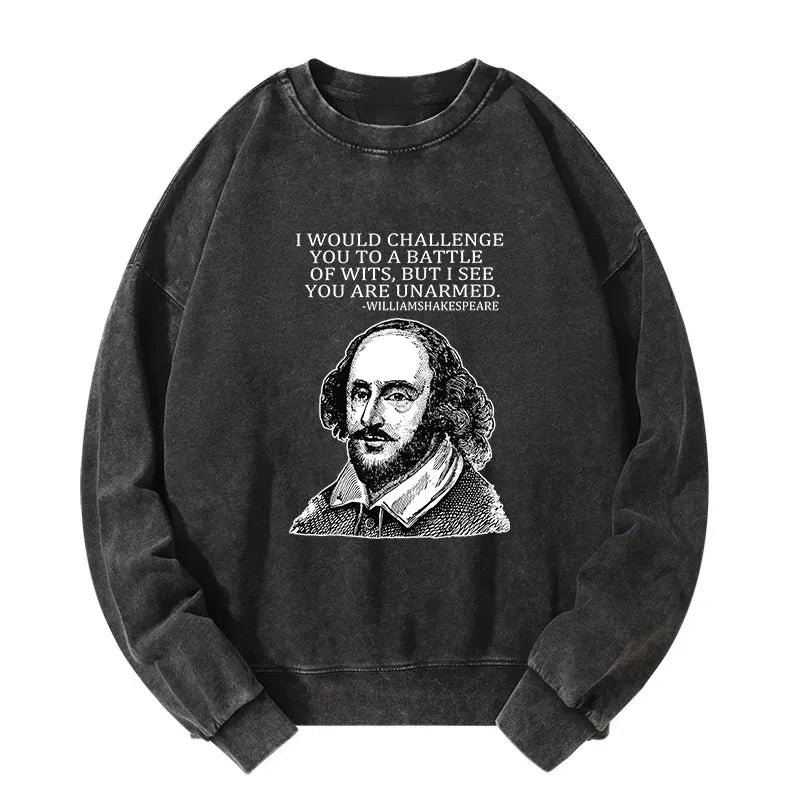 Japanese washed sweatshirt for daily wear