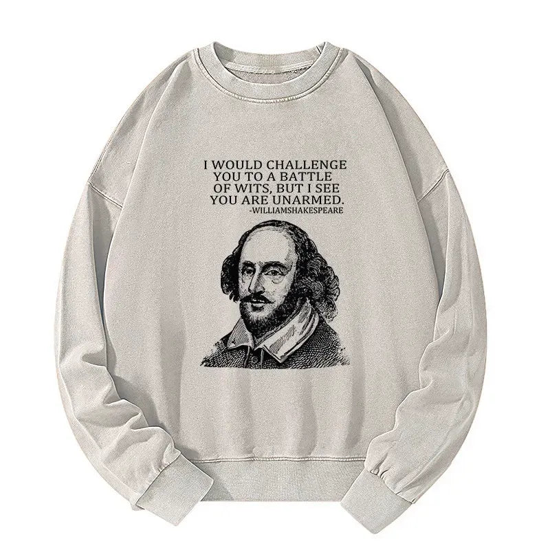 Japanese washed sweatshirt for daily wear