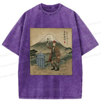 Japanese Mount Fuji Washed T-Shirt