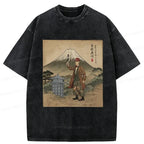 Vintage Ukiyo-e Style Mount Fuji T-Shirt