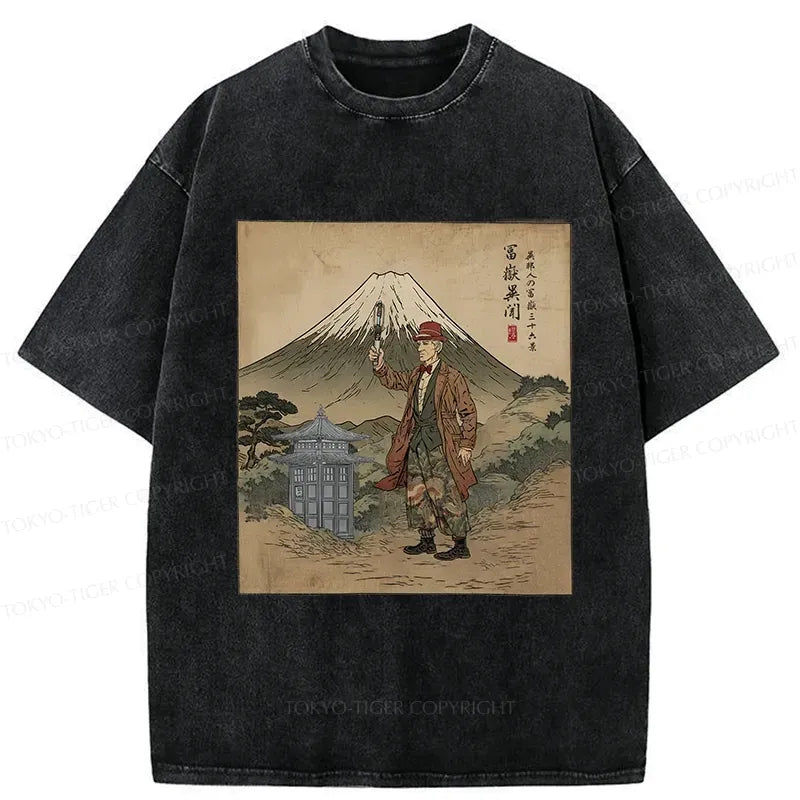 Vintage Ukiyo-e Style Mount Fuji T-Shirt