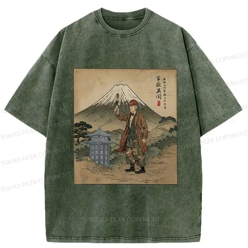 Trendy Mount Fuji Japanese T-Shirt for Summer