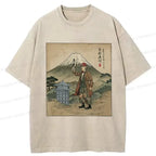 Japanese Mount Fuji Washed T-Shirt
