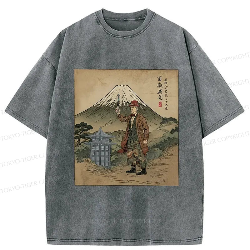 Vintage Ukiyo-e Style Mount Fuji T-Shirt