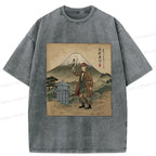 Vintage Ukiyo-e Style Mount Fuji T-Shirt
