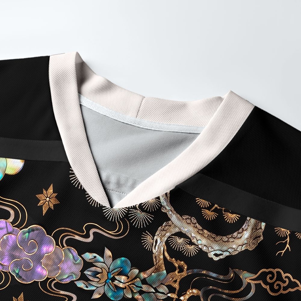 Kyoto-Lion Celestial Tiger Rising Long-Sleeve Hockey Jersey