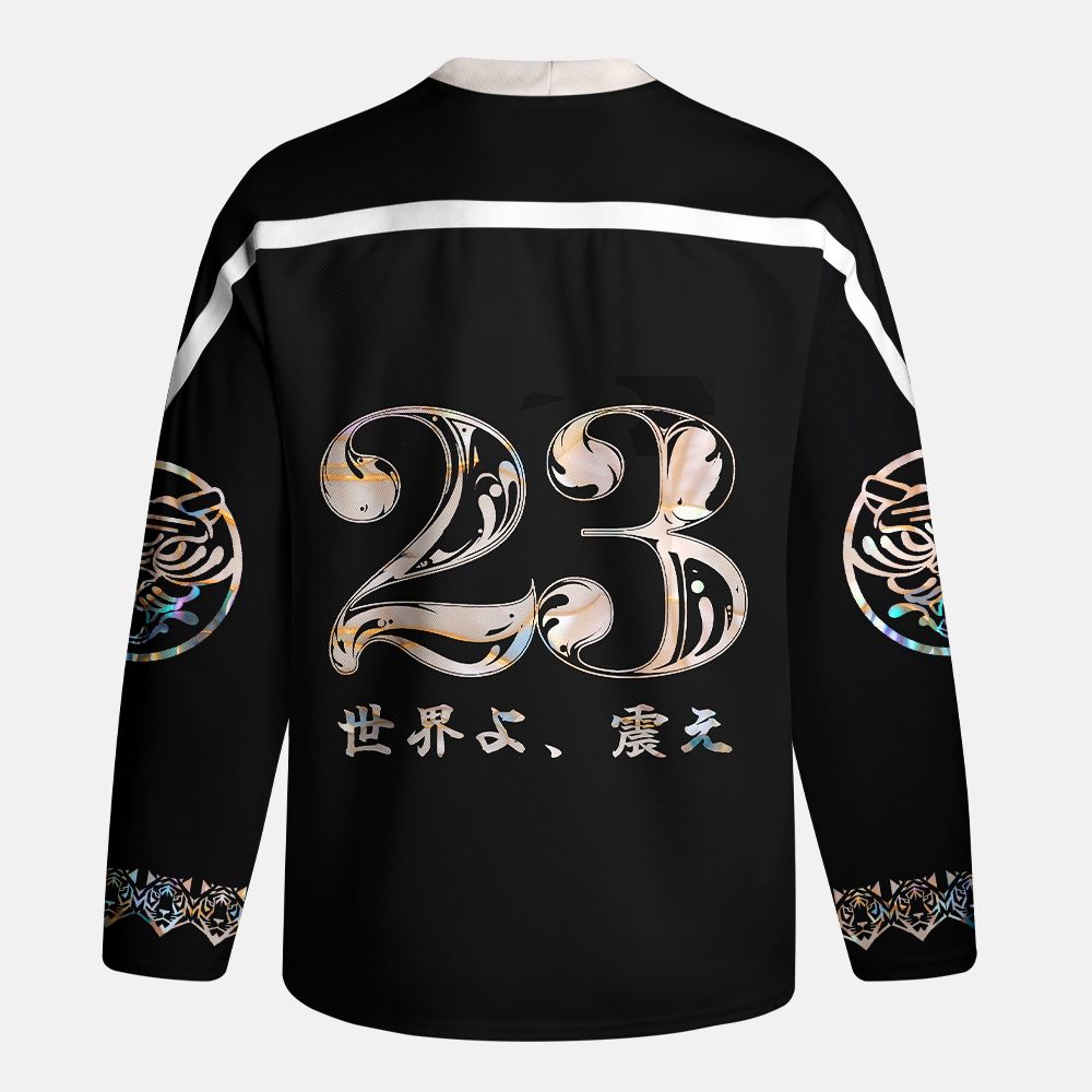 Kyoto-Lion Celestial Tiger Rising Long-Sleeve Hockey Jersey