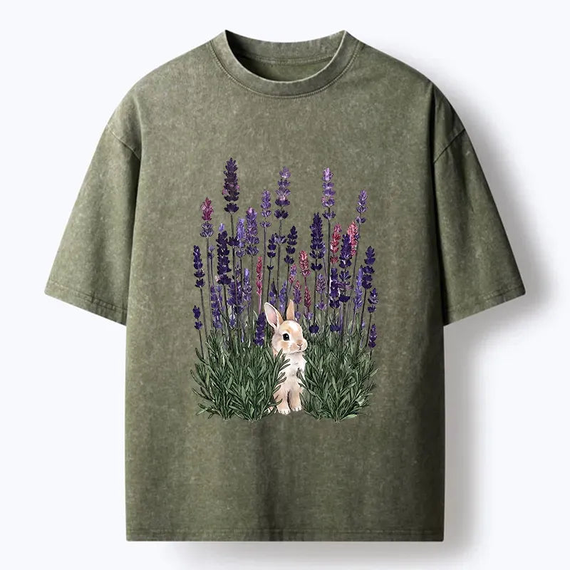 Vintage Japanese Rabbit Tee for Streetwear