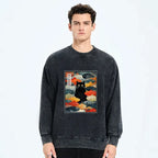 Ukiyo-e Cat Pullover Best Seller