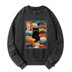 Washed Sweatshirt for Daily Wear