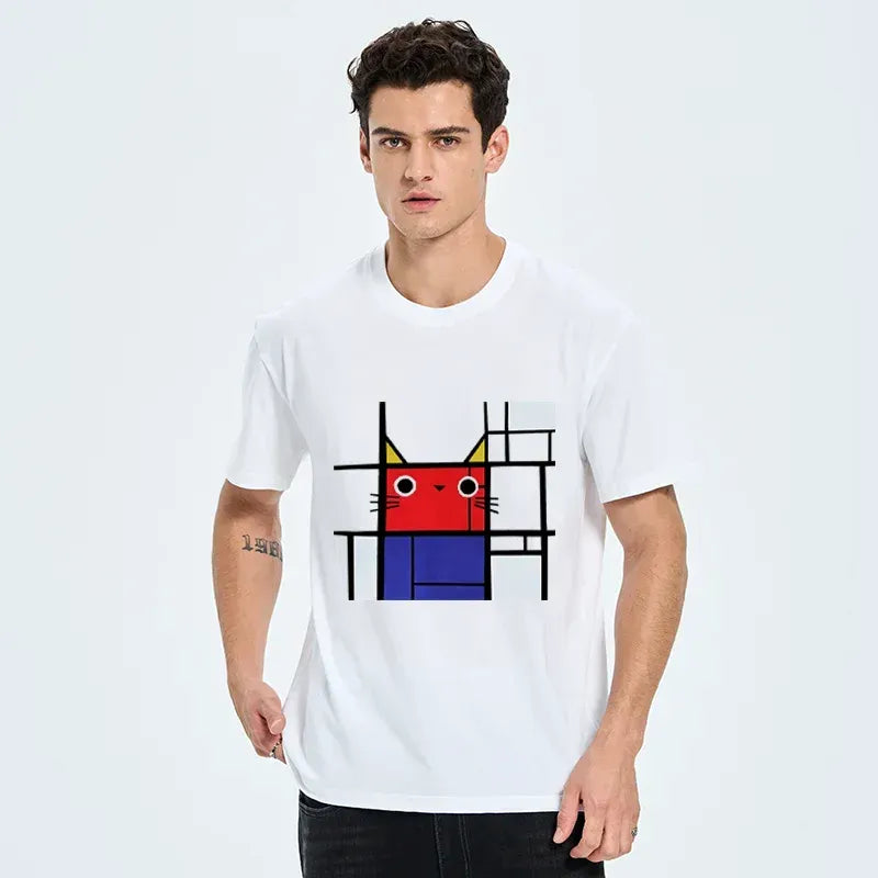 Classic Unisex Cotton Cat T-Shirt