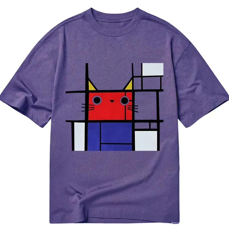 Japanese Abstract Art Cat Tee Limited Edition
