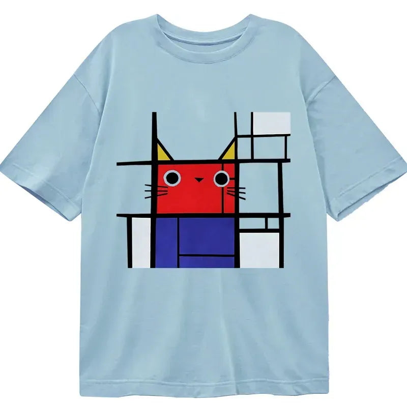 Japanese Abstract Art Cat Tee Limited Edition