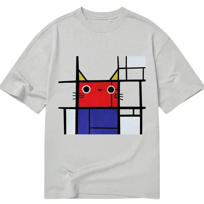Japanese Abstract Art Cat Tee Limited Edition