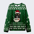 Kyoto-Lion The Cat Eating Ramen: Its Only Gift Is Disappointment Christmas Ugly Sweatshirt