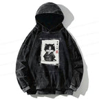 Kyoto-Lion Kitten Samurai Washed Hoodie