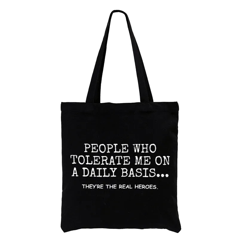 Kyoto-Lion Anyone Who Puts Up With Me Is A Hero Tote Bag