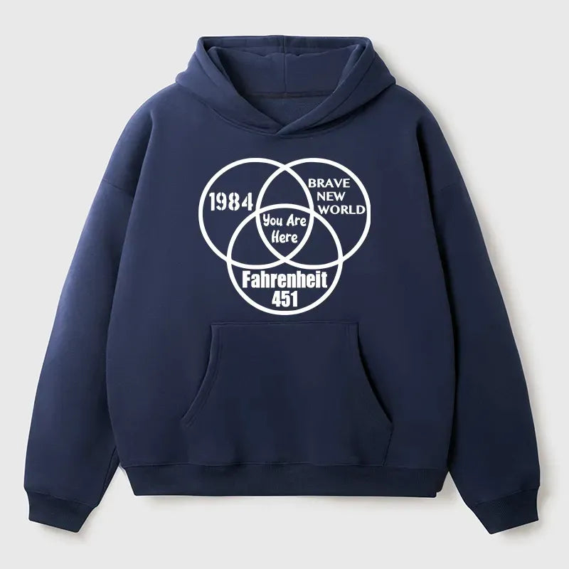 Kyoto-Lion Multidimensional Thinking And Rebellion Adult Fleece Hoodie