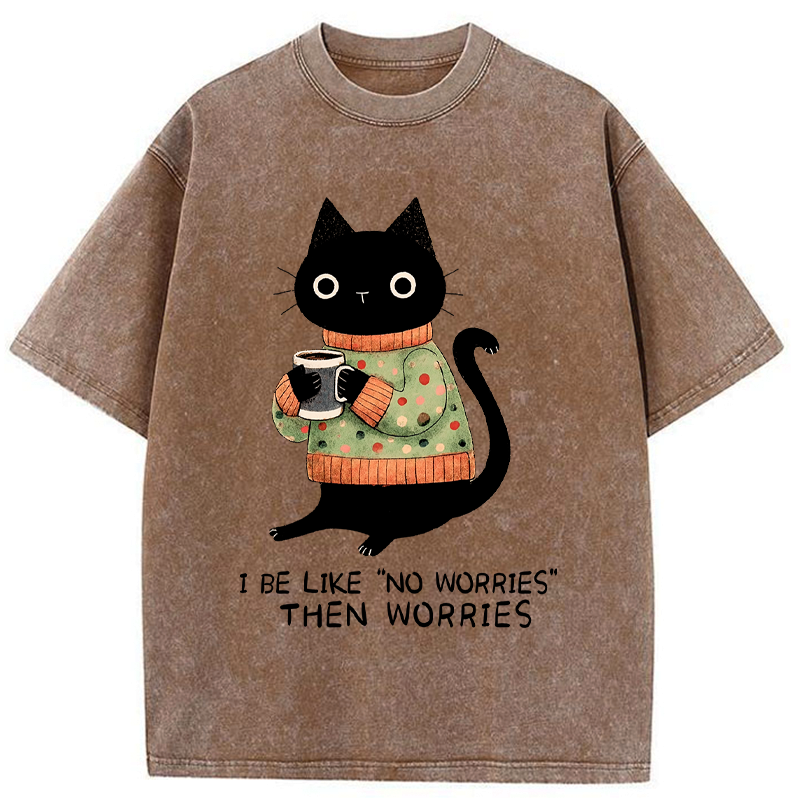 Kyoto-Lion I¡¯m Fine... But Am I? Washed T-Shirt