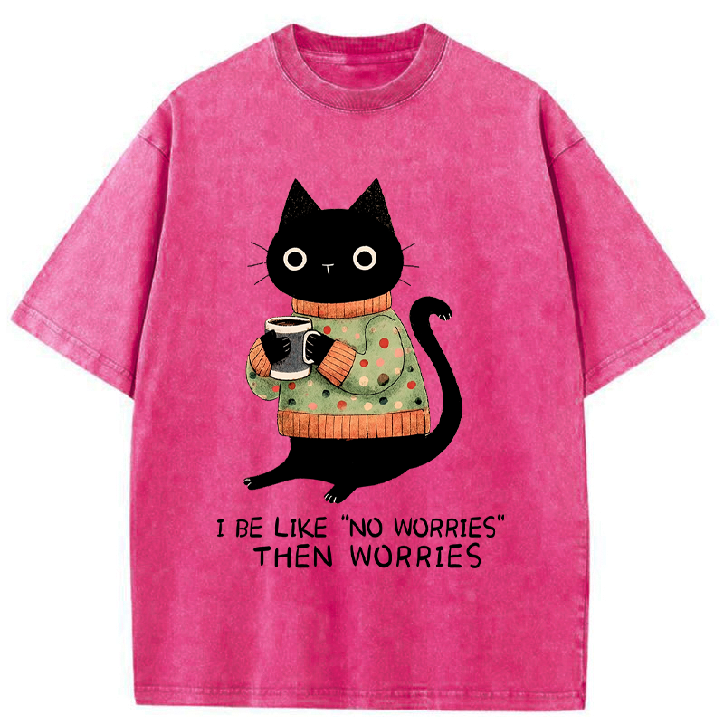Kyoto-Lion Washed T-Shirt for Daily Wear