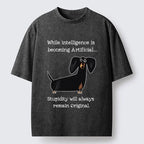 funny dachshund meme t-shirt for gift