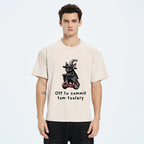 Kyoto-Lion Wizard Bat Meme Washed T-Shirt