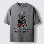 Kyoto-Lion Wizard Bat Meme Washed T-Shirt