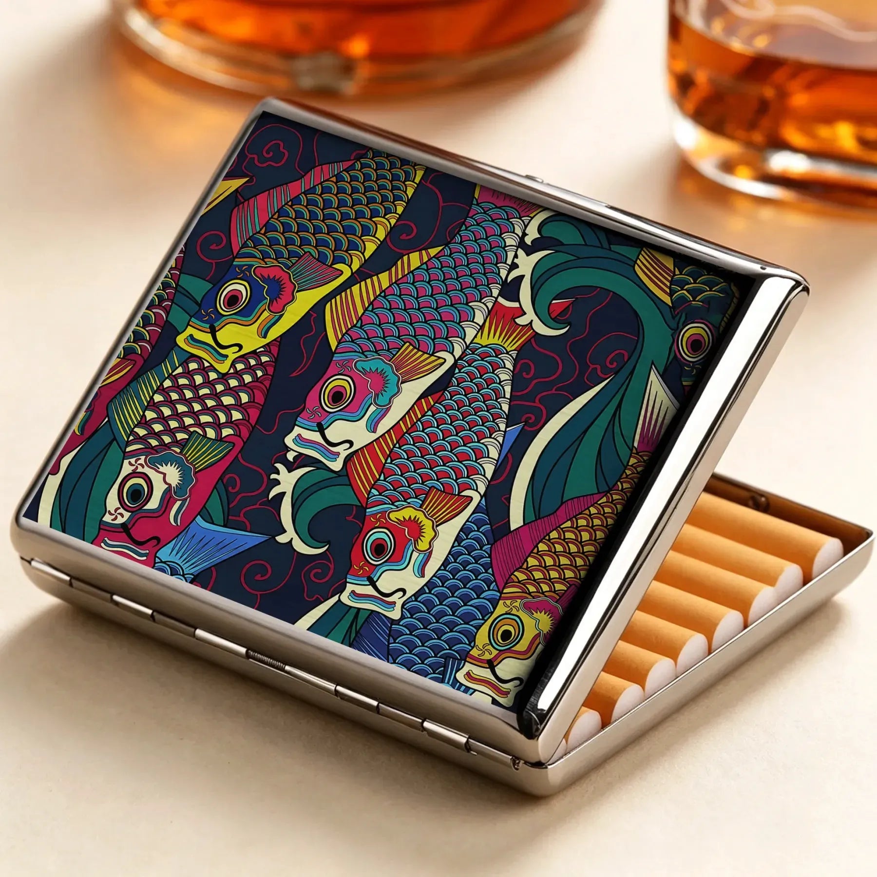 Stainless Steel Cigarette Case Trending Item