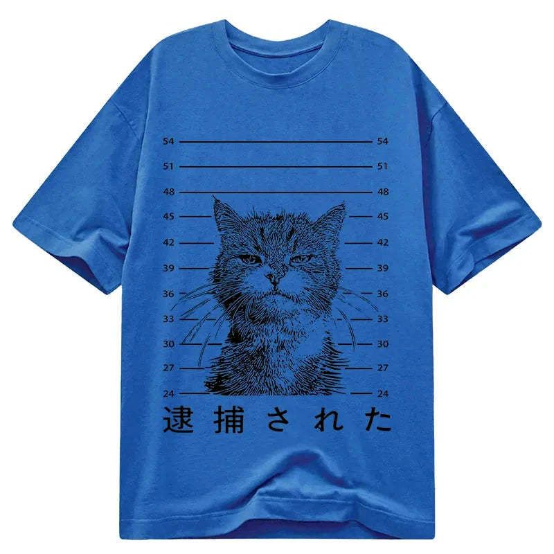 japanese cat t-shirt unique gift idea