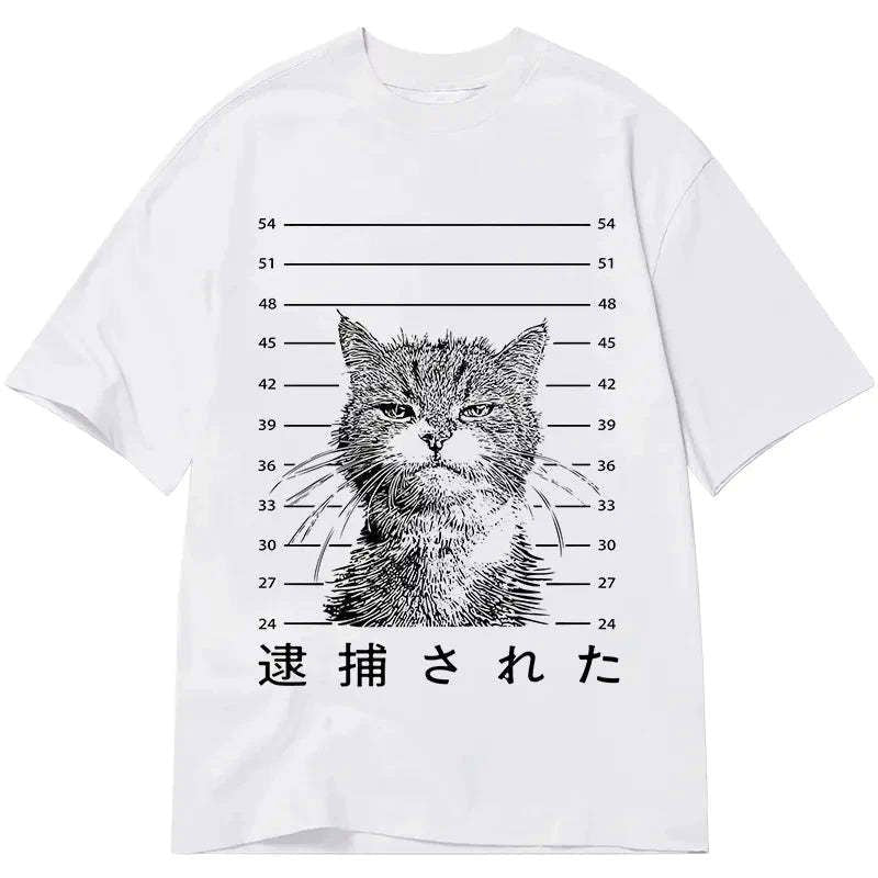 japanese cat t-shirt unique gift idea