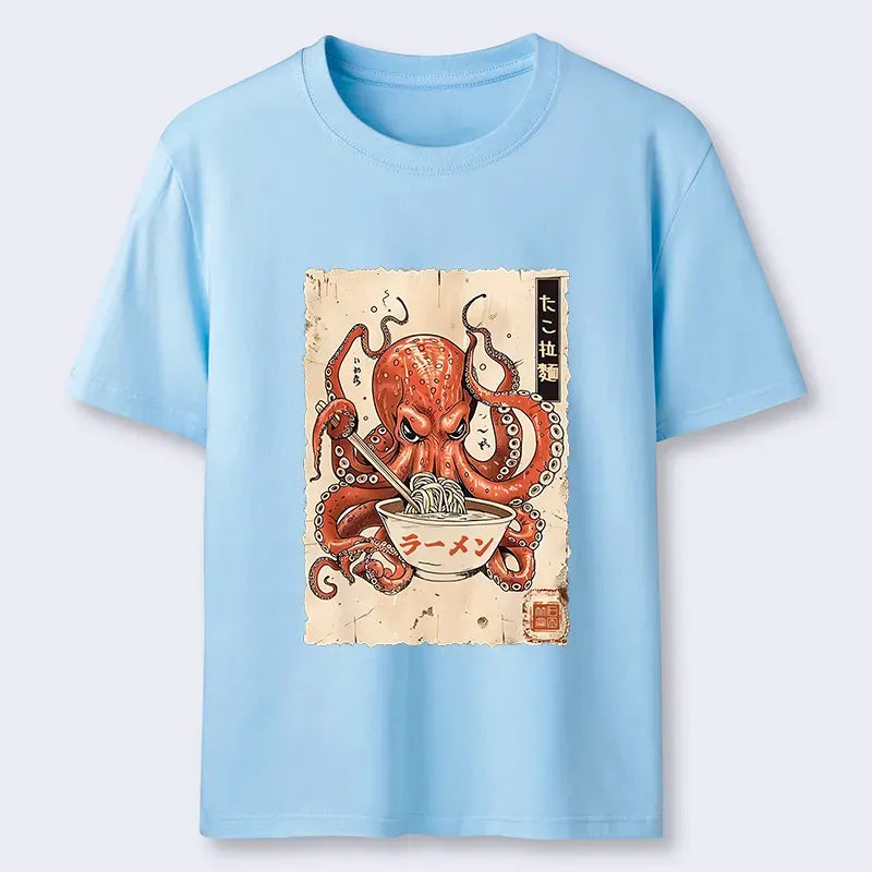 Funny Octopus T-Shirt Gift for Him