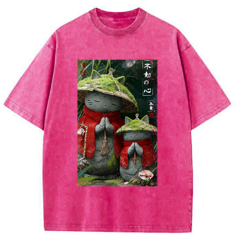 Japanese Kyoto Lion Washed T-Shirt