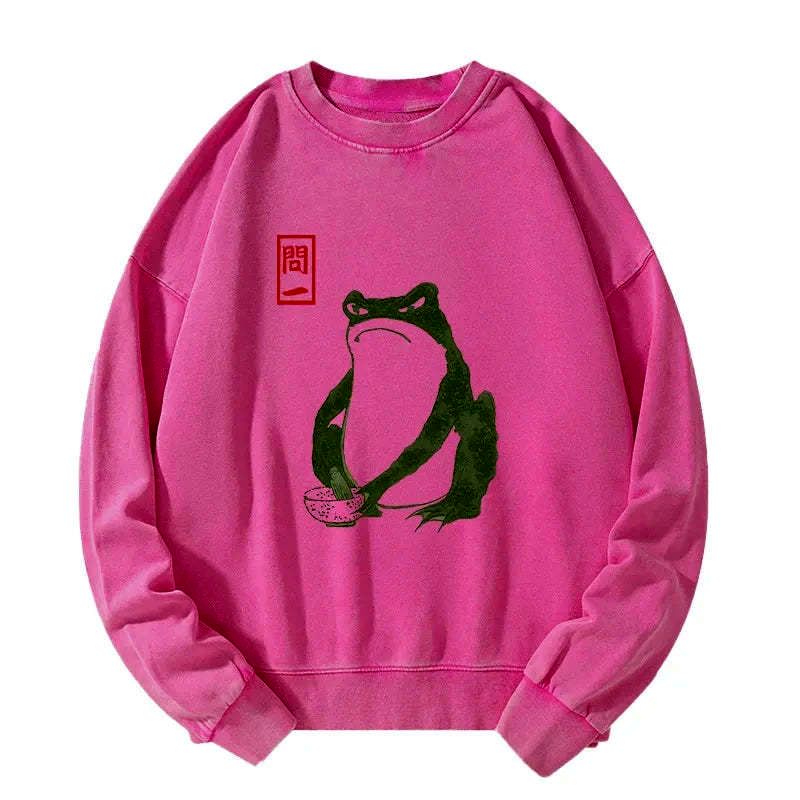 vintage kyoto lion washed sweatshirt