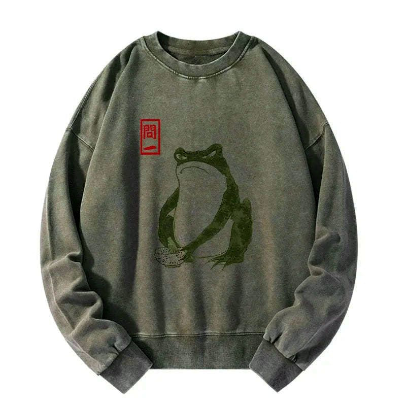 vintage kyoto lion washed sweatshirt