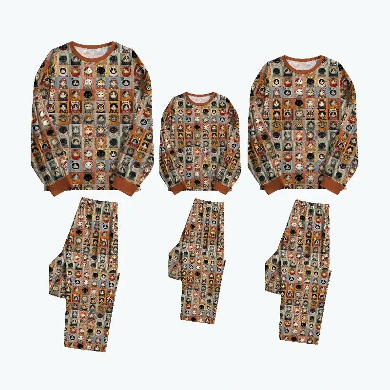 Soft Quilt Pajama for Family Matching