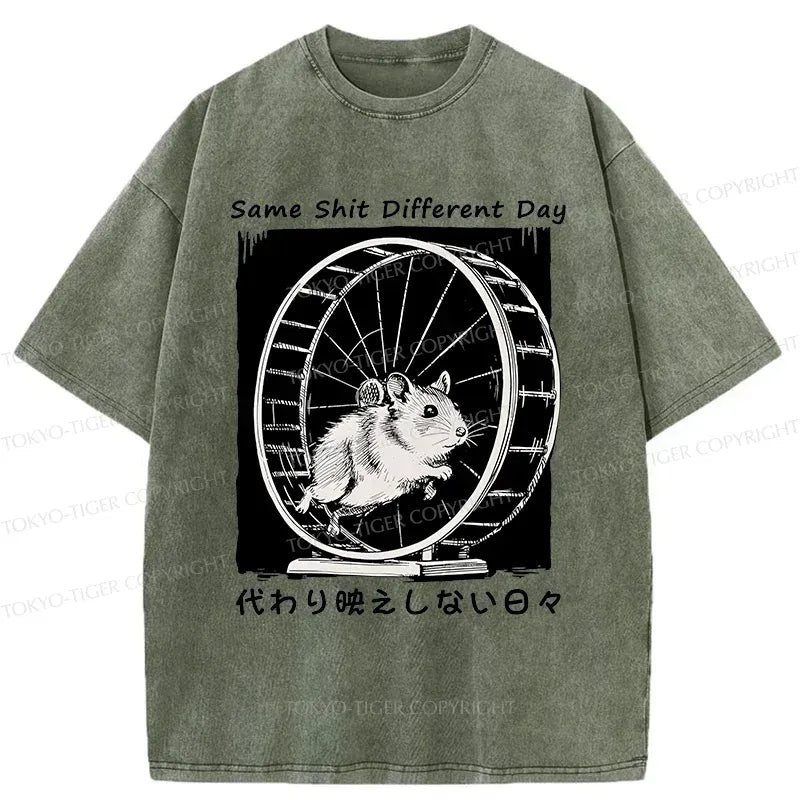 funny repetitive life mouse t-shirt gift idea
