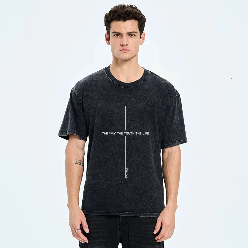 Washed Retro T-Shirt On Sale