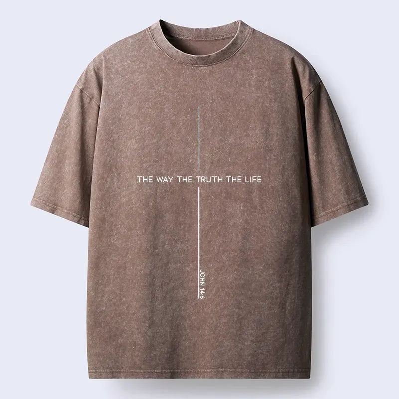 Kyoto-Lion The Path Of Truth Washed T-Shirt