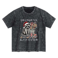 japanese cute raccoon kids christmas t-shirt