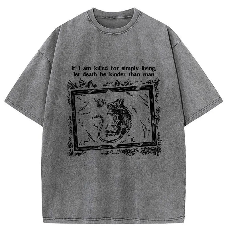 Japanese Vintage Washed T-Shirt Trendy