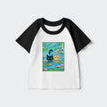 Best Seller Kids Japanese Cat Raglan T-Shirt