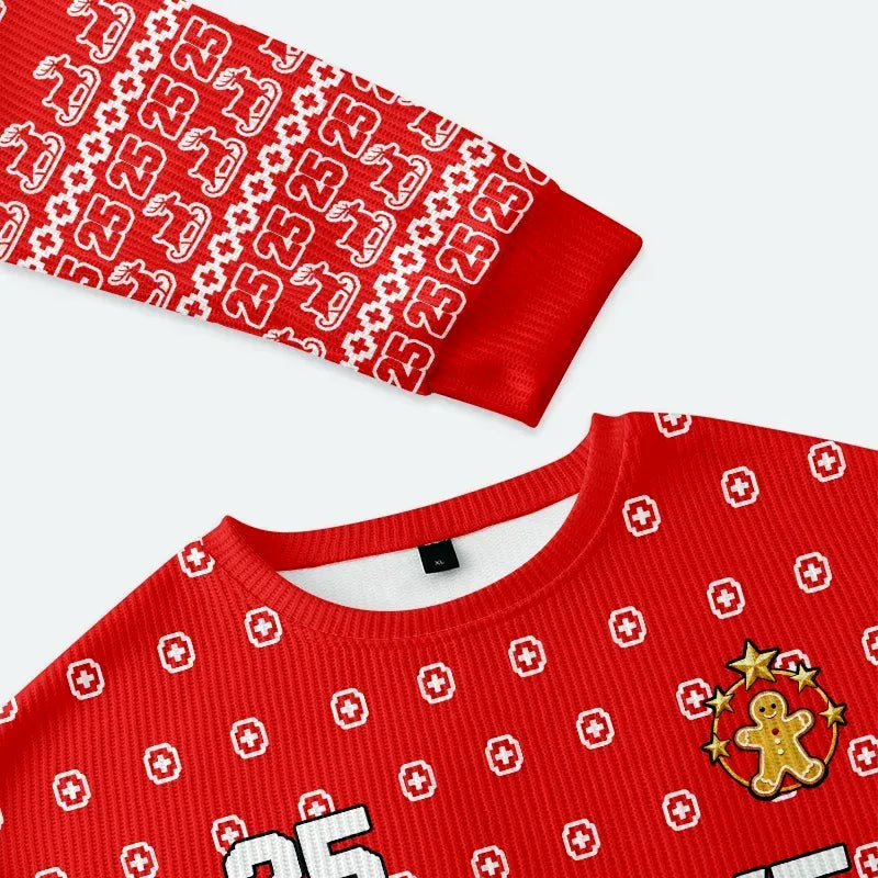 Kyoto-Lion Funny Football Christmas Ugly Sweatshirt