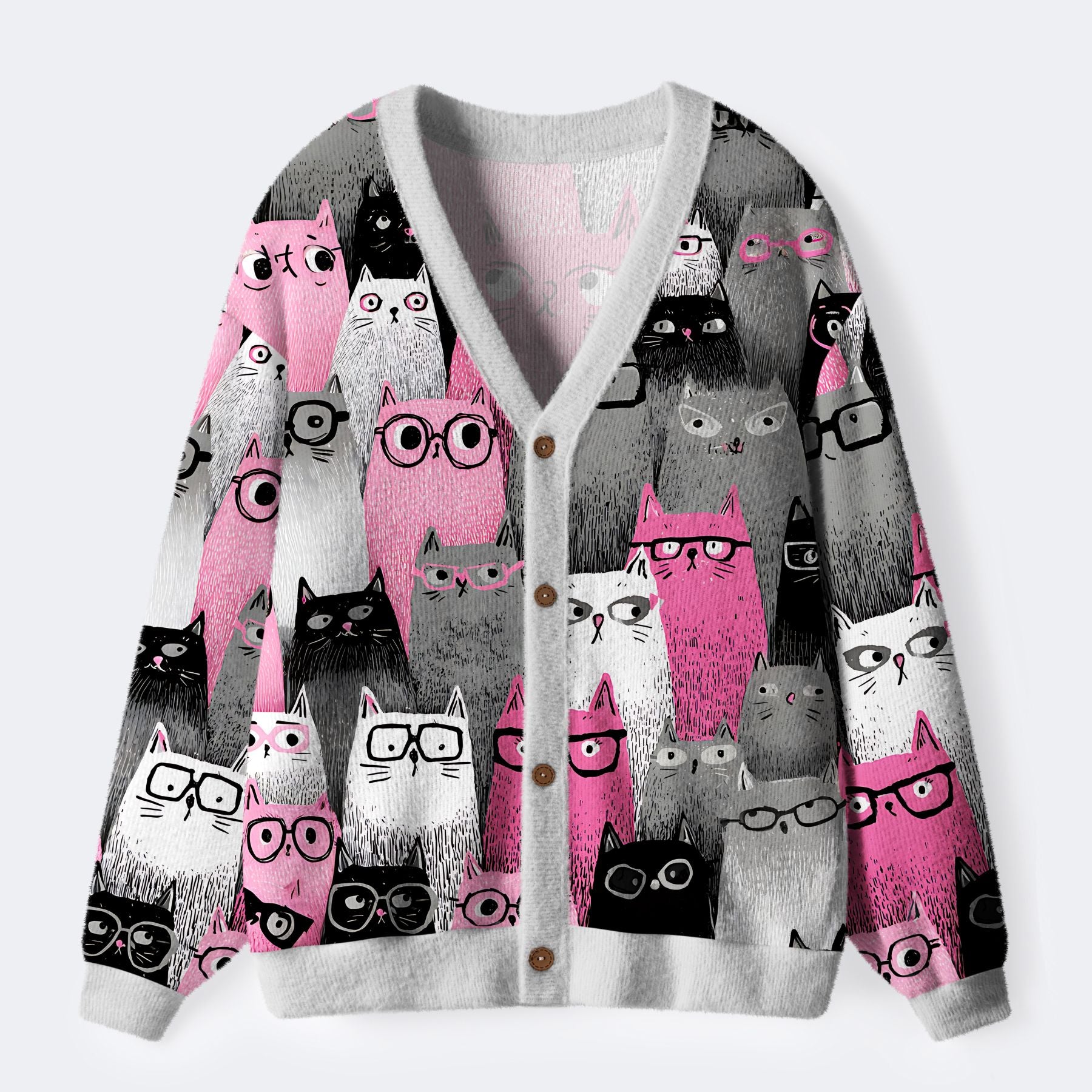 Kyoto lion cat sweater for casual daily wear