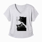 Kyoto-Lion The Cat Is Watching Today Modal Dolman Sleeve T-Shirt