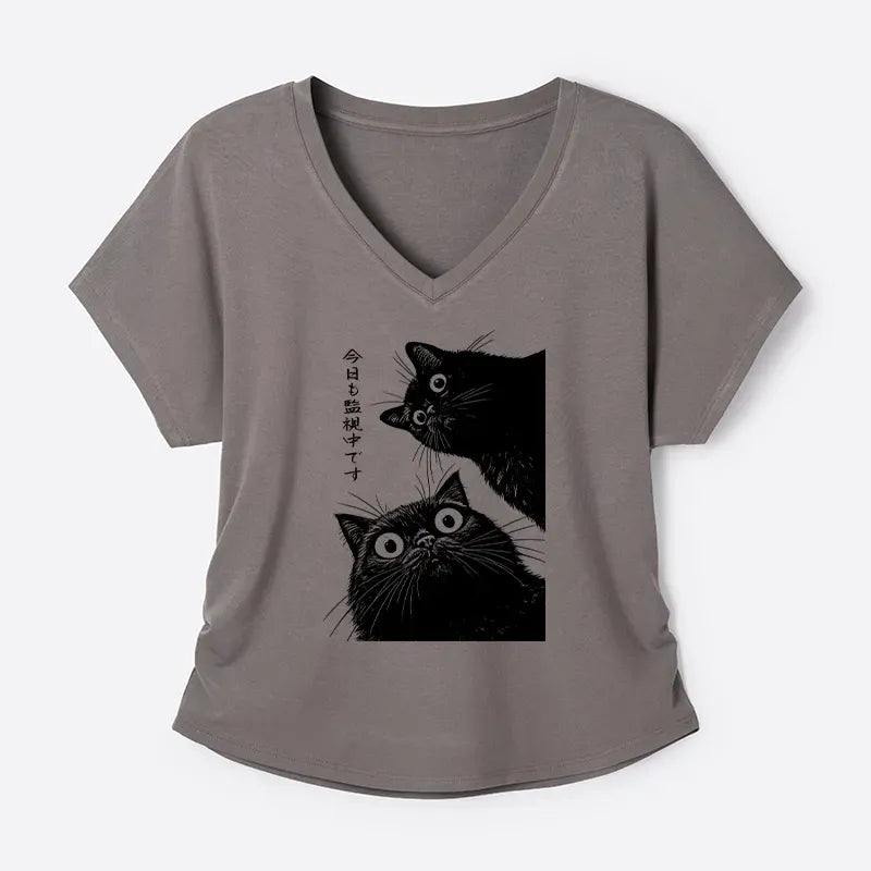 Soft Modal Dolman Sleeve Top for Women