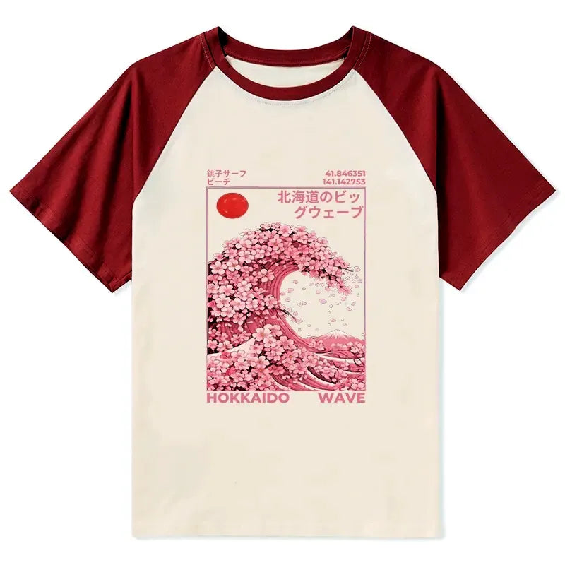 Vintage Ukiyo-e Style T-shirt for Streetwear