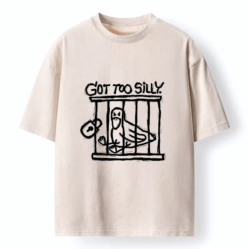 Washed Cotton T-Shirt for Men Gift Idea