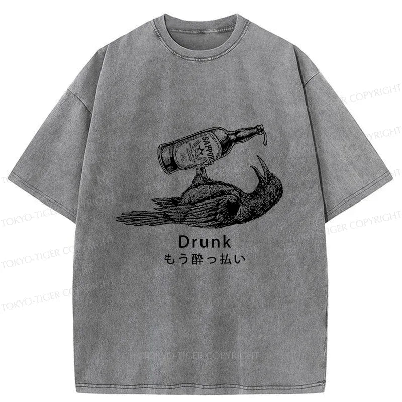 Japanese Vintage Crow Washed T-Shirt