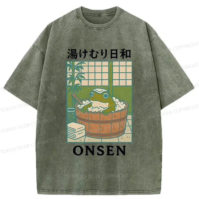 Japanese Frog T-Shirt for Summer Vacation