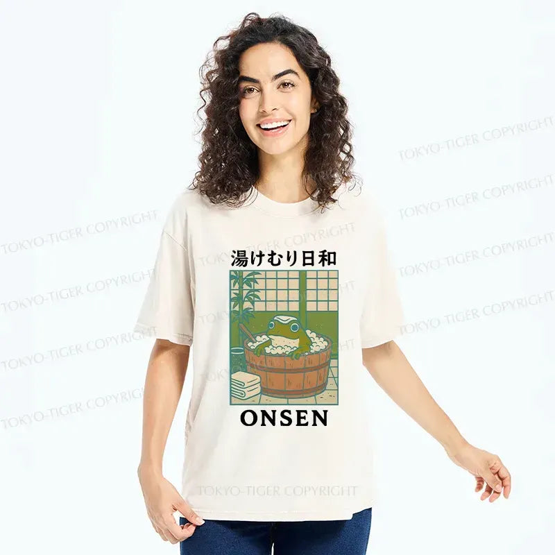 Japanese Frog T-Shirt for Summer Vacation
